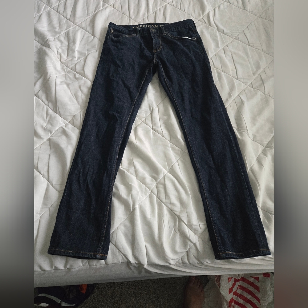 American Eagle Outfitters Dark Blue Jeans Mens 31x32
